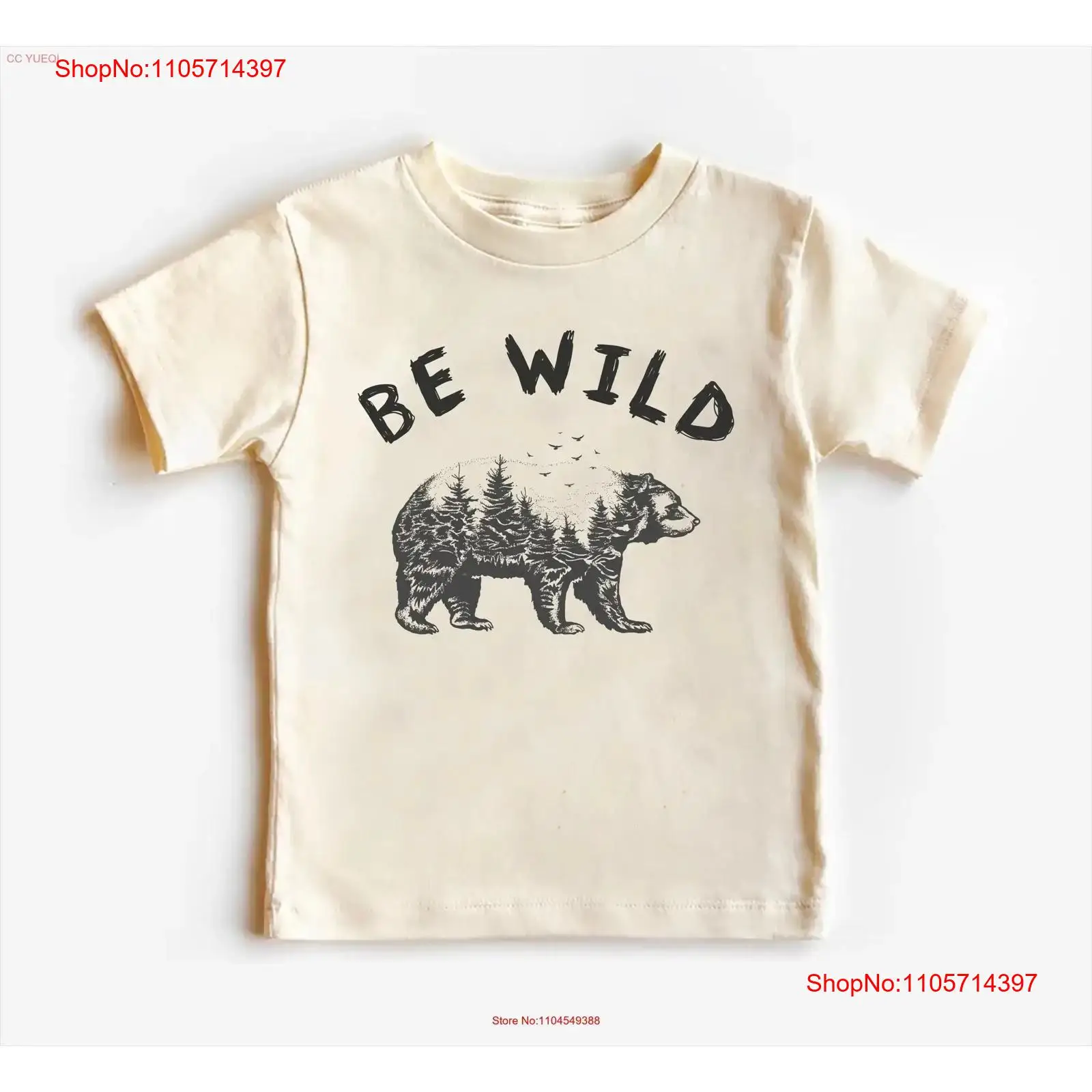 Outdoor Adventure For Toddlers - Футболка-боди Be Wild Baby для малышей,