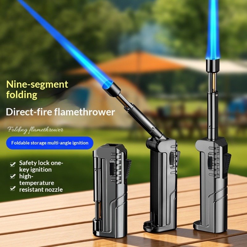 Fire Piston Starter - 2026 Складная насадка, мощное пламя, ветроустойчивая