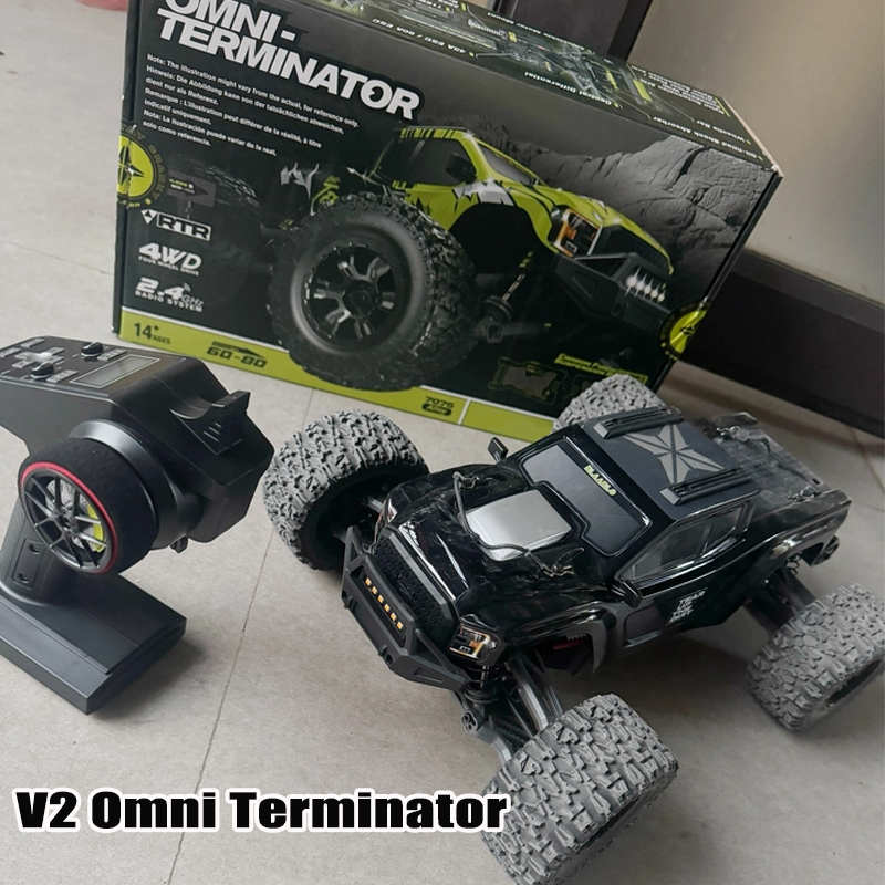 Outdoor Adventure Toys For Kids - Радиоуправляемый грузовик V2 Omni Terminator, 4WD,