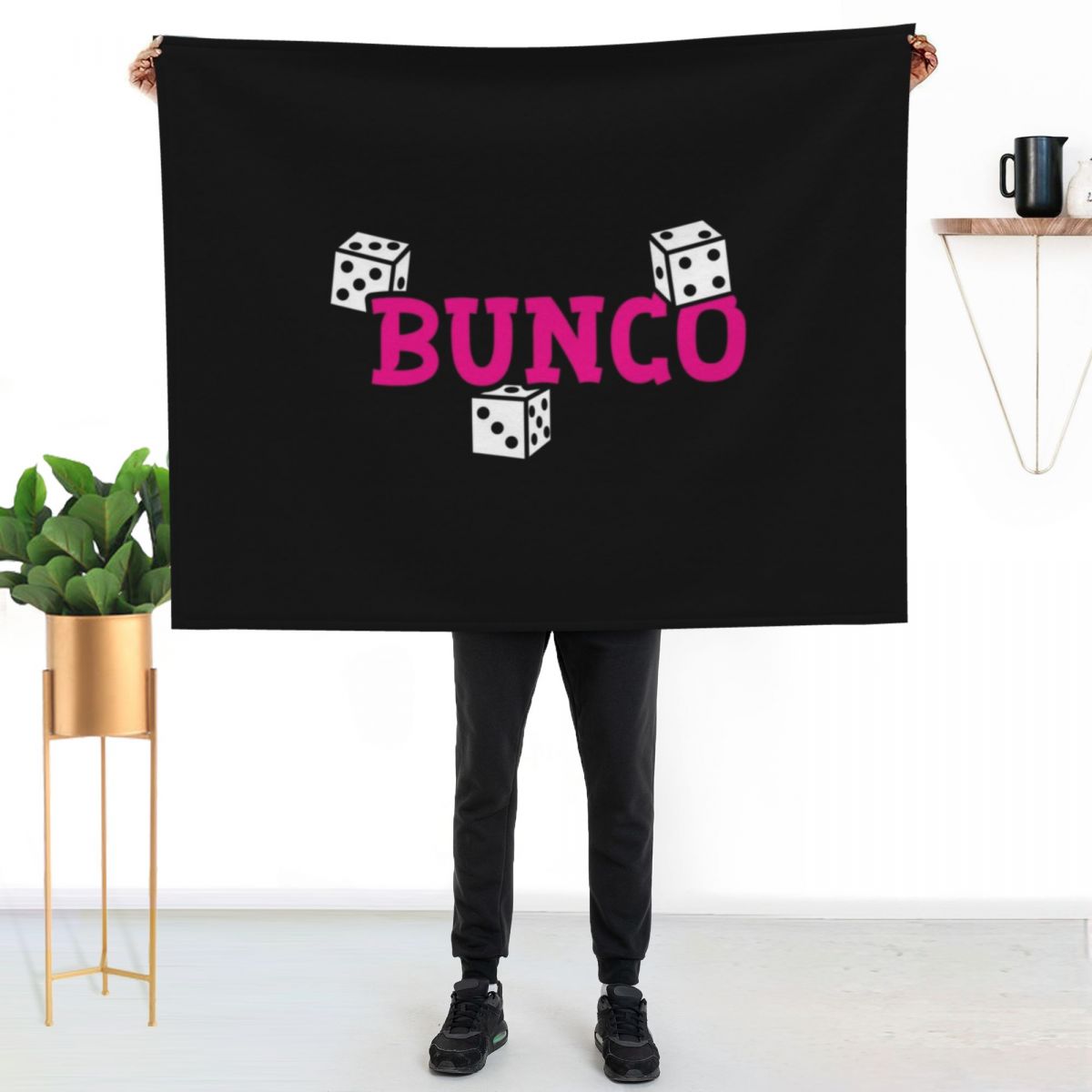 Плед Bunco Spaced Dice Design, – обзор и цена Space Blanket Heavy
