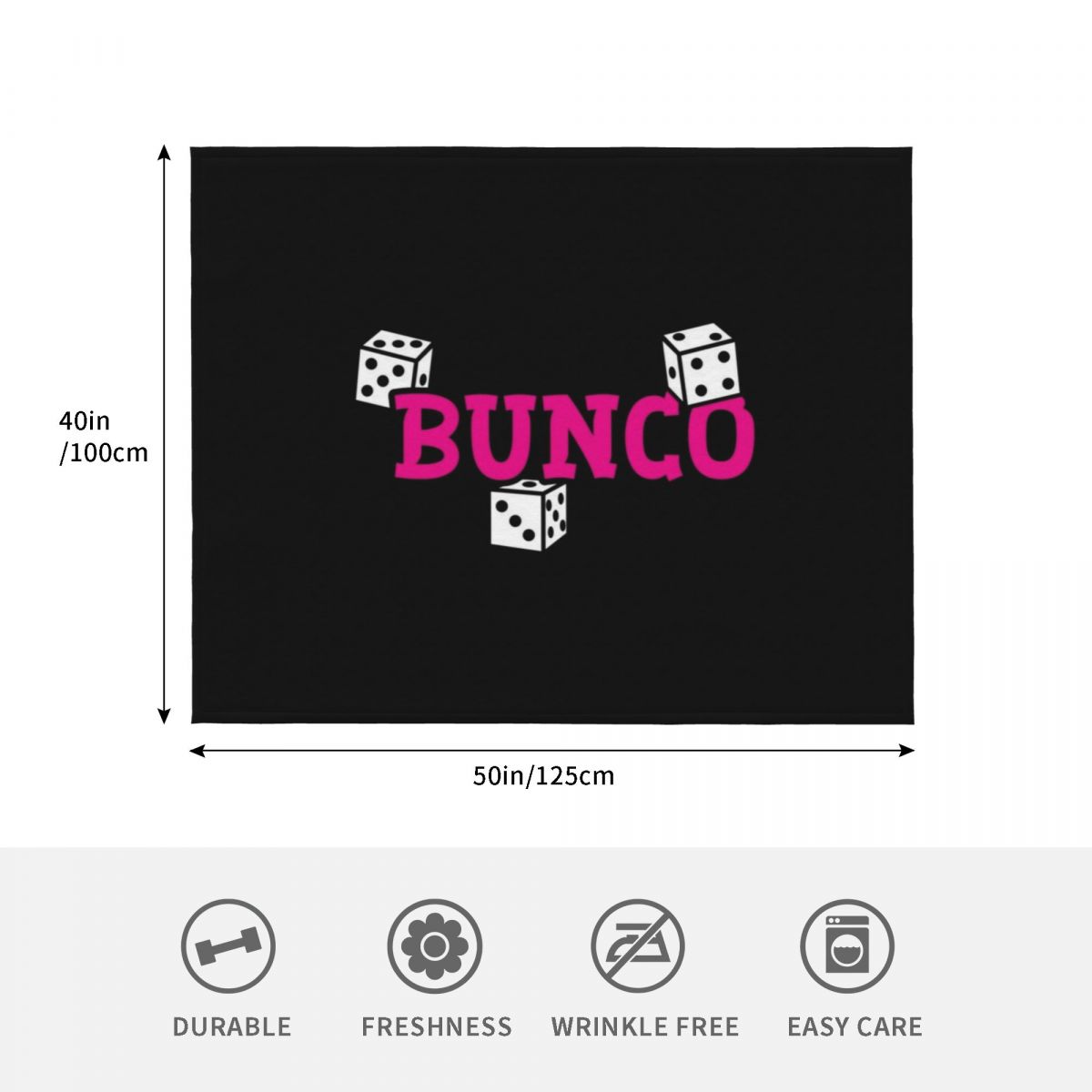 Плед Bunco Spaced Dice Design, – обзор и цена Space Blanket Heavy