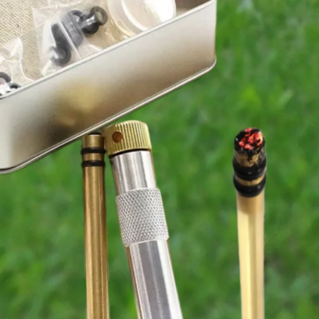 Новый портативный пистонный ог – обзор и цена Fire Piston Starter
