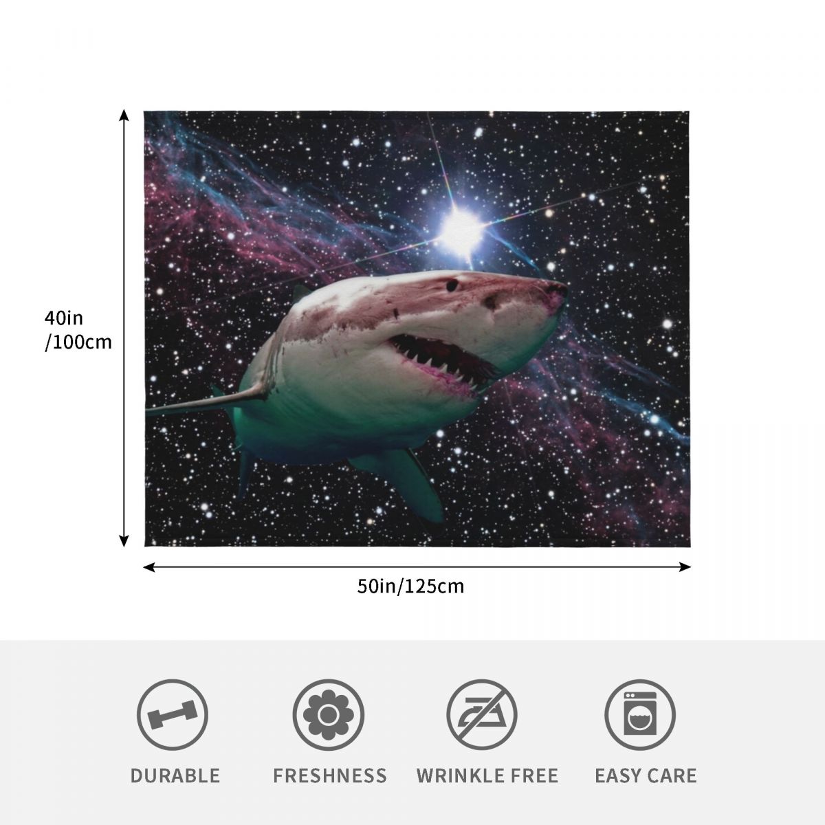 Плед Space Shark, пушистый, тя – обзор и цена Space Blanket Heavy
